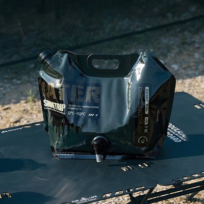 8L Portable Water Bags Folding Camping Water Container Jug Bucket with Faucet for Outdoor Hiking Travel Water Storage Jug Pouch