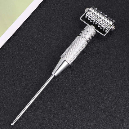Multifunction Face Roller Painless Micropin Skincare Manual Massager Arms Neck Massage Roller Ear Acupoints Probe Beauty Tool