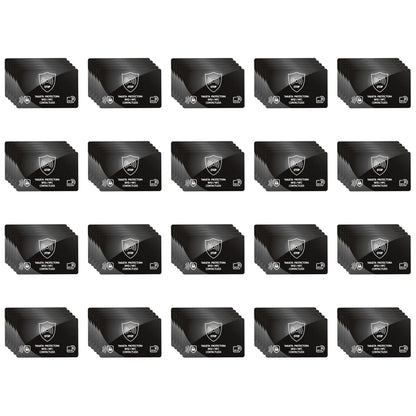 100/5Pcs RFID Blocking Reader Card Lock Protects Wallet IC NFC Anti Shield Token RFID Bank Card Holder Case Protection Blocker