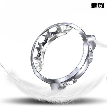 For Garmin Forerunner 245 / 245M Soft TPU Watch Case Protective Cover Screen Protectors