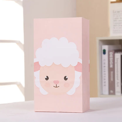 10/20/30pcs Cute Farm Animal Paper Bag Candy Bag Farm Birthday Party Supplies Gift Bag