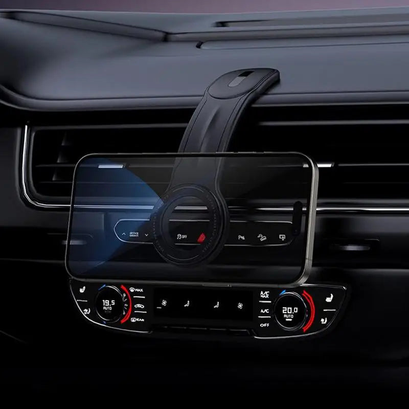 Car Magnetic Phone Holder  Stable Strong Magnet Adjustable Phone Holder Bendable Mobile Mount for Truck, Vehicle, Auto Driving