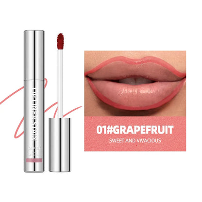 QIBEST 4 Colors Peel Off And Reveal Lip Stain Long Lasting Waterproof Pink Lip Tint Transfer Proof Natural Lip Stain Makeup