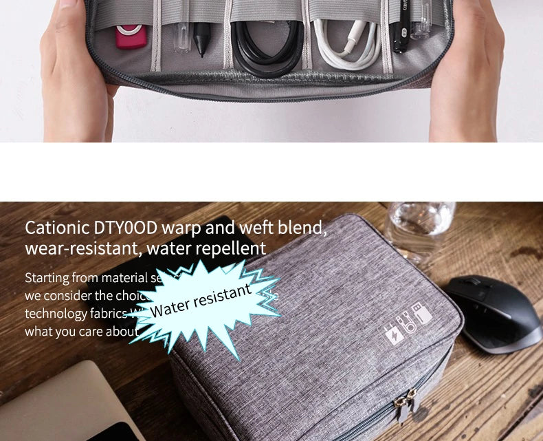 Phone Cord Protector Cable Management Organizer Digital Product Storage Bag Cable Management Cable Organizer Cord Hider