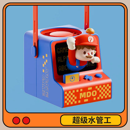 Mini Fan Cartoon halterneck fan USB charging lazy fan portable handheld outdoor mini bladeless small fan