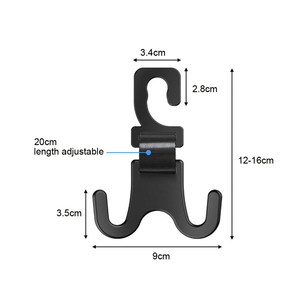 1Pc Universal Car Purse Hook Car Back Seat Hook Headrest Hanger Auto Seat Headrest Hook Storage Hanger Car Interior Accessories