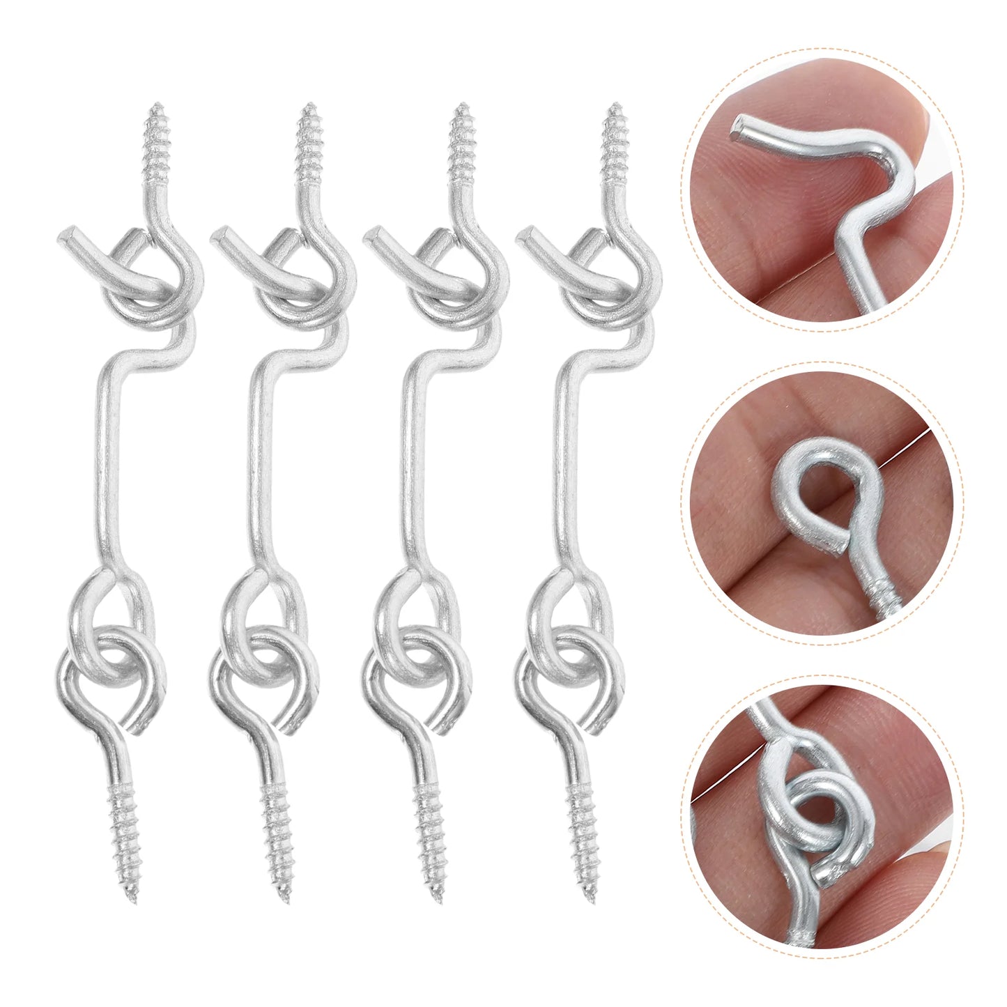 Door Hook and Eye Gate Latch Safety Hooks Latches Catch Cabin Catches for Doors