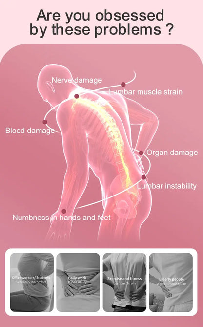 Neck & Back Stretcher Back Neck Cracker for Lower Back Pain Relief Refresh Back Stretcher Waist Relaxation Yoga Stretcher