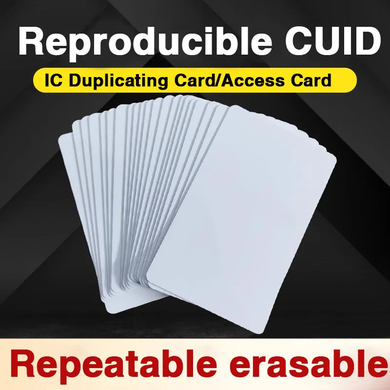 IC White Card Blank Access Card CUID Card Copy Chip Room Card Parking Attendance Proximity Card 13.56HMZ