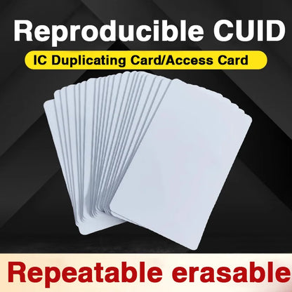 IC White Card Blank Access Card CUID Card Copy Chip Room Card Parking Attendance Proximity Card 13.56HMZ
