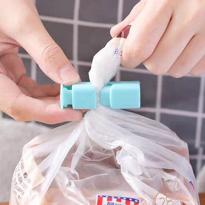 50/1Pcs Reusable Food Sealing Clips Bread Storage Bag Clips For Snack Wrap Bags Spring Clamp Kitchen Organization Sealing Clamp