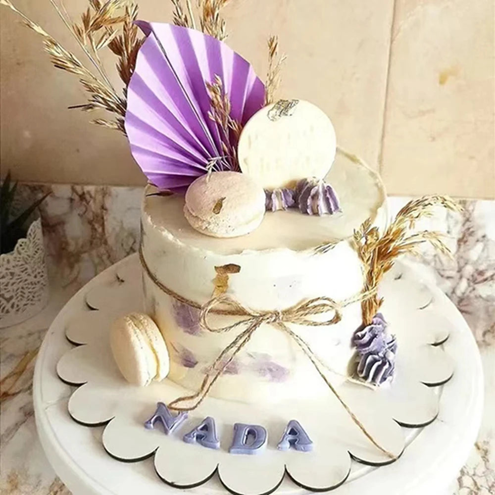 6pcs Palm Spear Cake Topper Happy Birthday Palm Leaf Decoration Cake Decorating Wedding Baking Dessert Table Party Favors