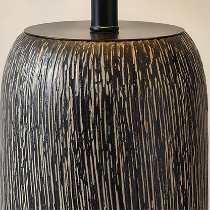 Ceramic floor lamp Wabi Sabi Style fabric lamp shade japanese floor lamp for Living Room Salon Corner Sofa Lounge Standing Light