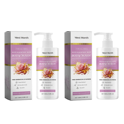 Exfoliating Shower Gel Deep Cleansing Remove Old Dead Skin Brighten Skin Tone Moisturizing Smoothing Refresh Whitening Body Wash