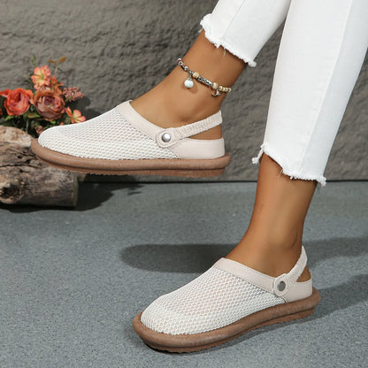 Women Sandals 2024 New Fashion Casual Solid Color Shoes for Women High Heels Sandals Designer Sandals Plus Size Zapatos De Mujer