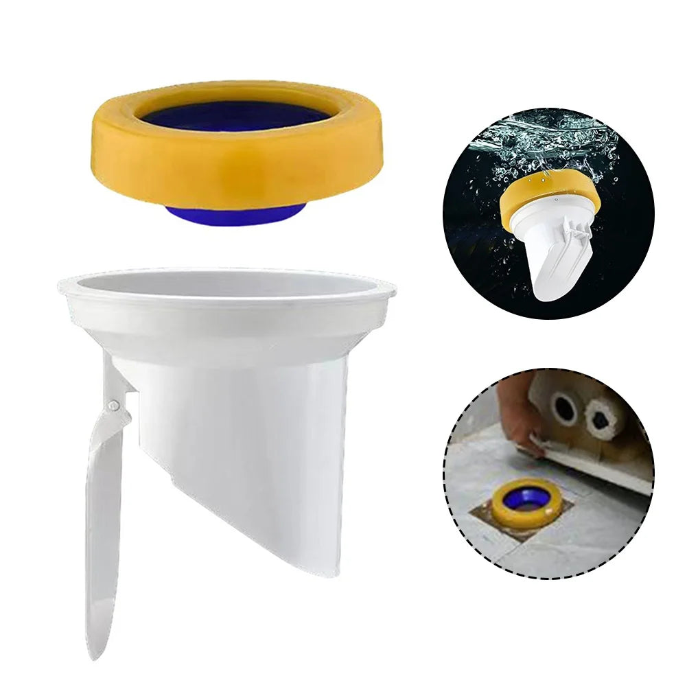 Toilet Flange Flange Check Valve Toilet Accessories Wax Ring With Backflow Anti-backflow Perfect Seal For Toilet Hone Supplies