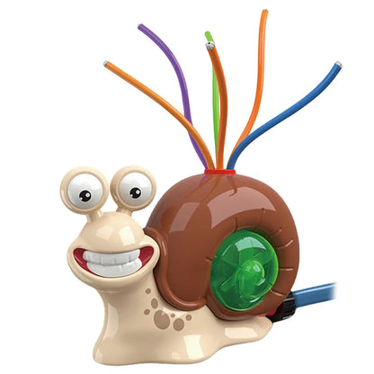 Cartoon Snail Water Sprinkler Summer Garden Lawns Water Toys Spray Water Toys for Boys Girls Summer Backyard Lawn Pool Party Fun