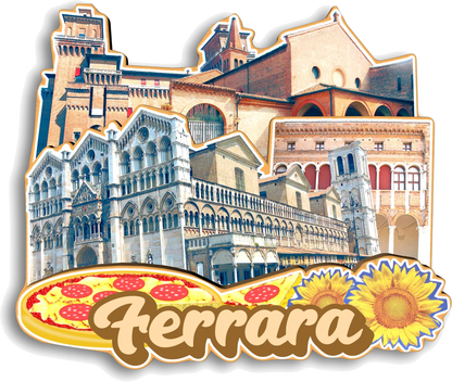 Bergamo Lucca Parma Modena Messina Livorno Matera Pescara Ferrara Italy Fridge Magnet Travel Souvenir Gift