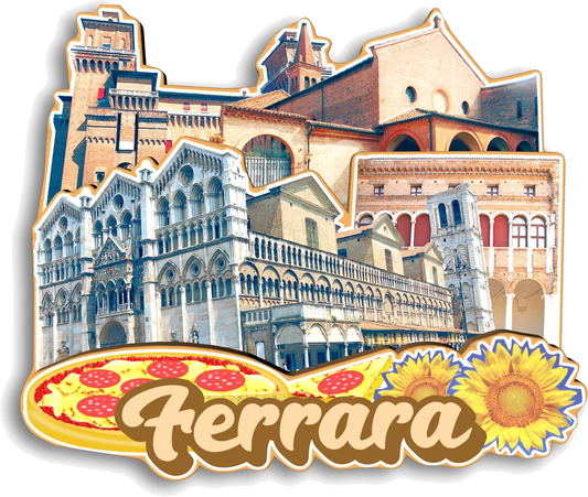 Bergamo Lucca Parma Modena Messina Livorno Matera Pescara Ferrara Italy Fridge Magnet Travel Souvenir Gift