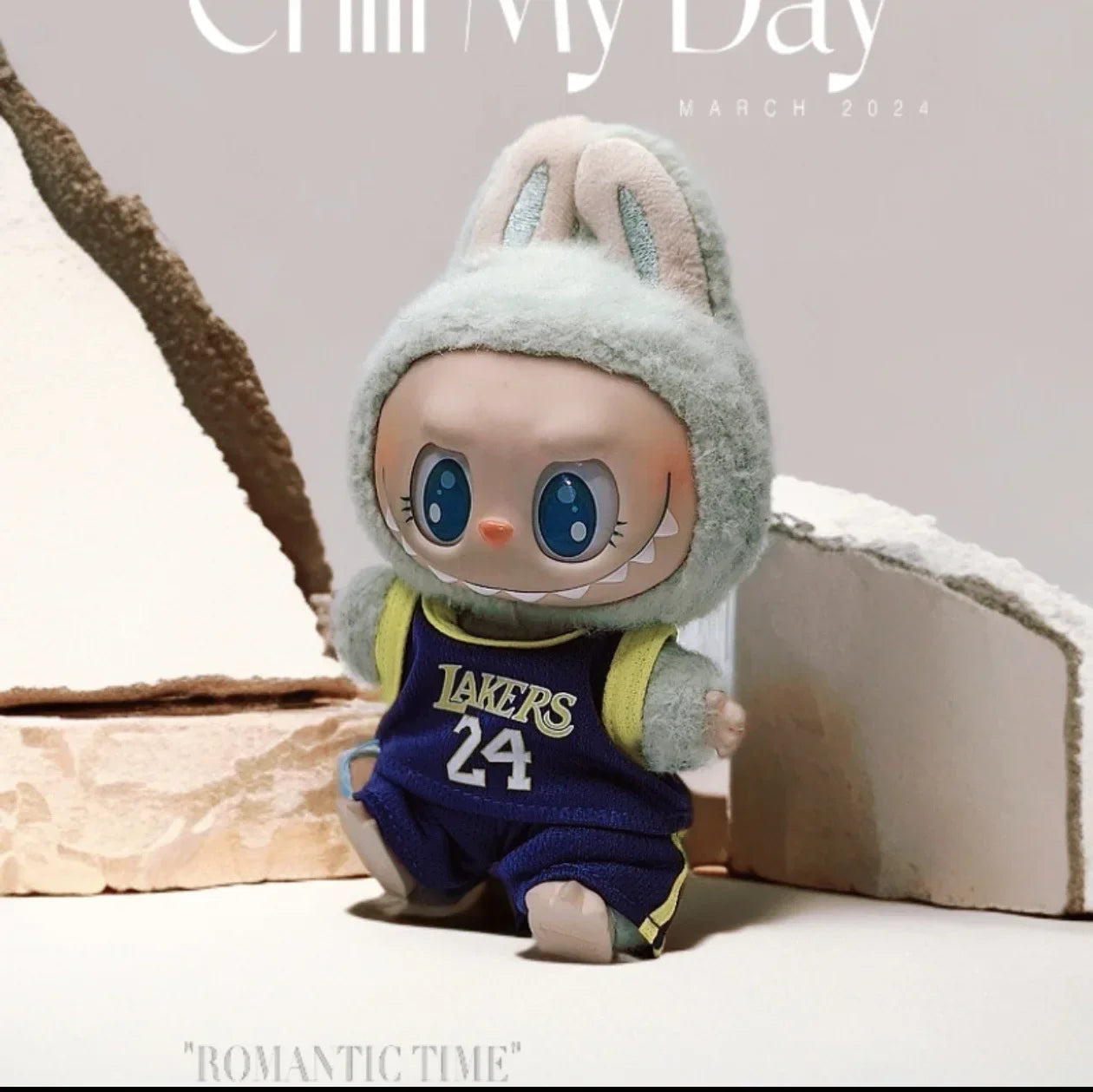 Labuibu Only Selling Clothes 17cm First Second Generation Labubu Basketball Clothes Cute Doll Decoration Handmade Doll Clothes