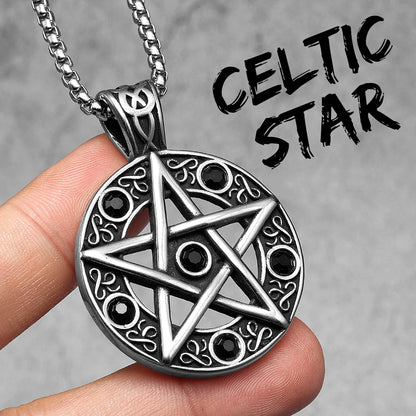 Salomon Masonic Star of David Stainless Steel Men Necklaces Pendant Chain Punk New in For Women Fashion Jewelry Gifts Wholesale