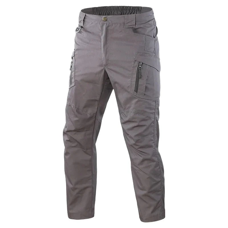 2024 Outdoor Waterproof Tactical Cargo Pants Multi-pocket Men Breathable Casual Long Trousers Male Quick Dry Cargo Pants