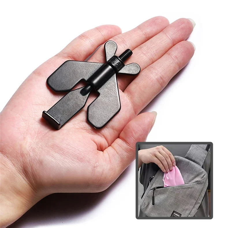 Portable Hotel Door Lock Live Alone Self-Defense Stop Travel Anti-theft Stopper Childproof  Lock Safety Home Latch