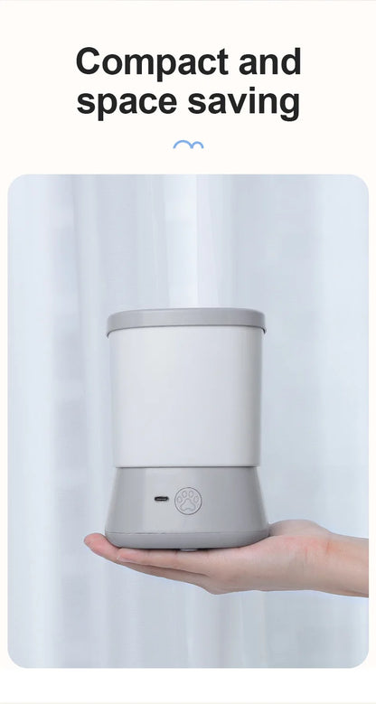 Automatic Pet Foot Washer Removable Electric Plastic Paw Cleaner Soft and Dense Bristles for Cleaning Cat Dog Paw Cleaner