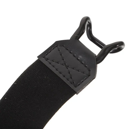 Portable Anti Drop Back Adhesive Band Tablet Hand Strap Holder For Single Hand Operation Elastic Grip Black 3x19cm Tablet