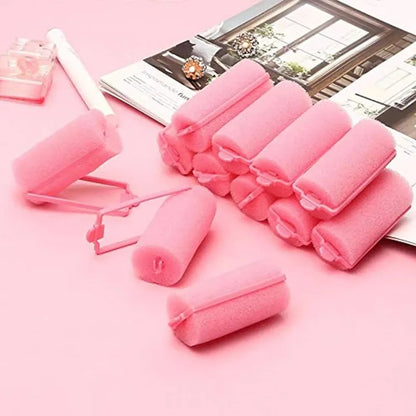 6-14Pcs/Lot Sponge Hair Rollers Foam Hair Roller Sleeping Hair Curlers Flexible Styling Curlers Sponge Curlers Random Color 2025