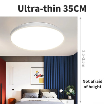 Led Ceiling Lights Ultra Thin LED Ceiling Lamps Modern Panel Light  30W 50W 72W Downlights for Living Room Bedroom Kitchen Home