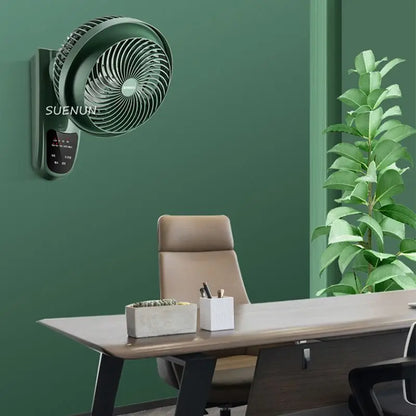 Air circulating wall fan Wall mounted household wall mounted electric fan Kitchen Toilet Non perforated wall electric fan Remote