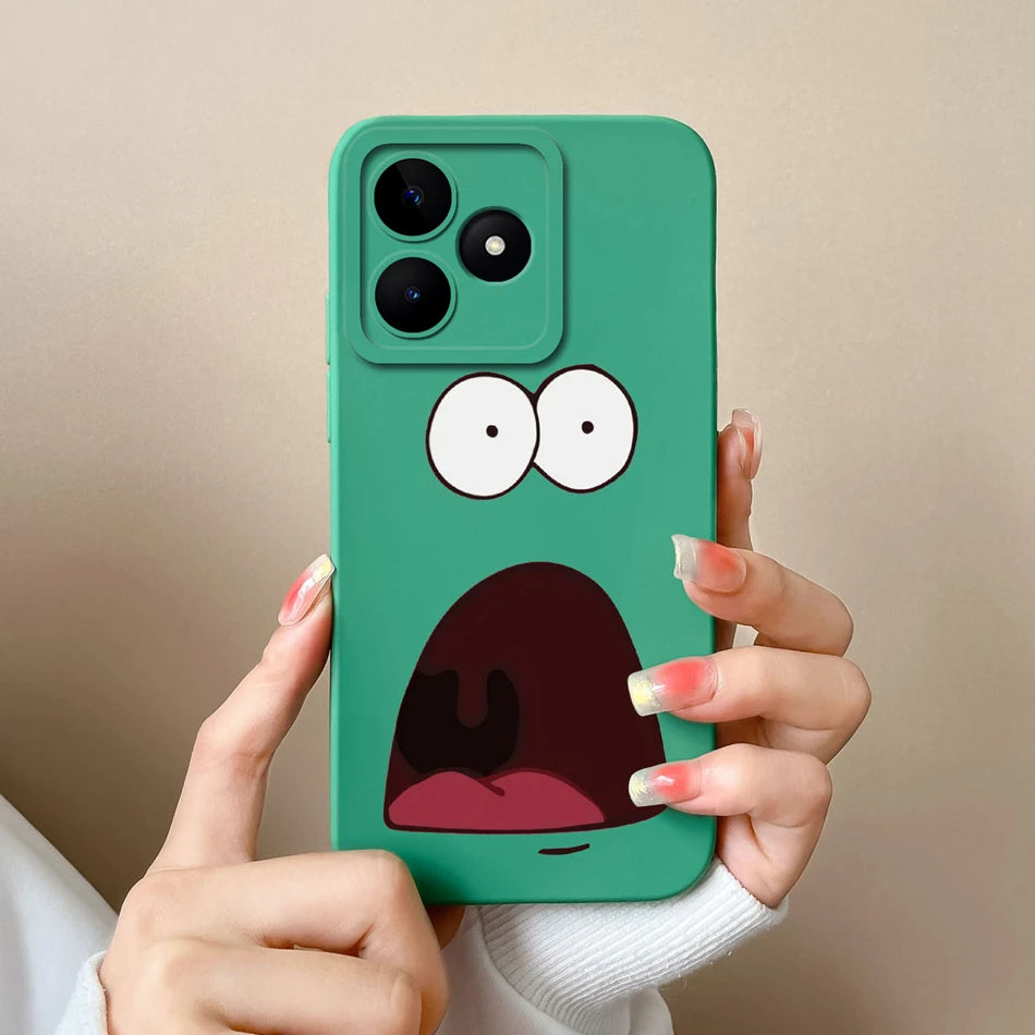 Case For Realme Note 50 Flower Painted Upgrade Lens Protection Soft Back Cover Model RMX3834 Liquid Silicone Phone Protectors