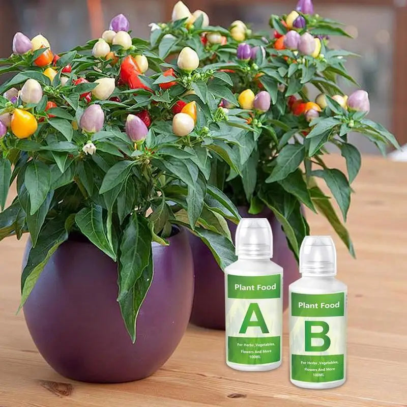 A And B Hydroponic Garden Plant Fertilizer Fruits And Vegetable Soilless Cultivation Nutrient For Flowers Vegetables Grass