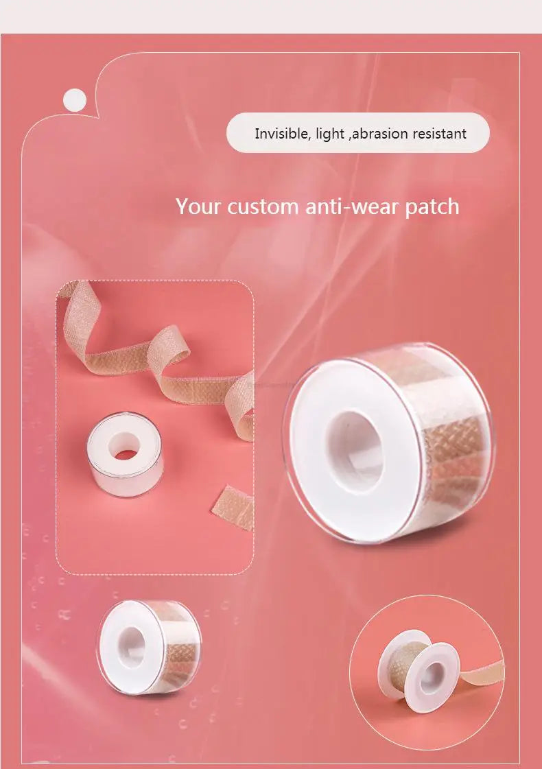 Silicone Gel Heel Stickers Heel Protector Biomimetic Anti Pain Relief Foot Care Products Multifunctional Invisible Heel Inserts