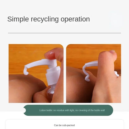 Plastic Refillable Pump Bottle with Lotion Pump Dispenser For Lotions Shampoo Cleaning Products Aromatherapy