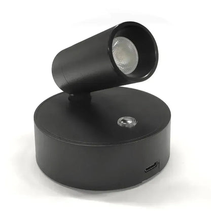 LED light magnetic USB Rechargeable Wall Light Spotlight Wireless No Punch Reading Light With Touch Switch Dimmable Bedside Lamp