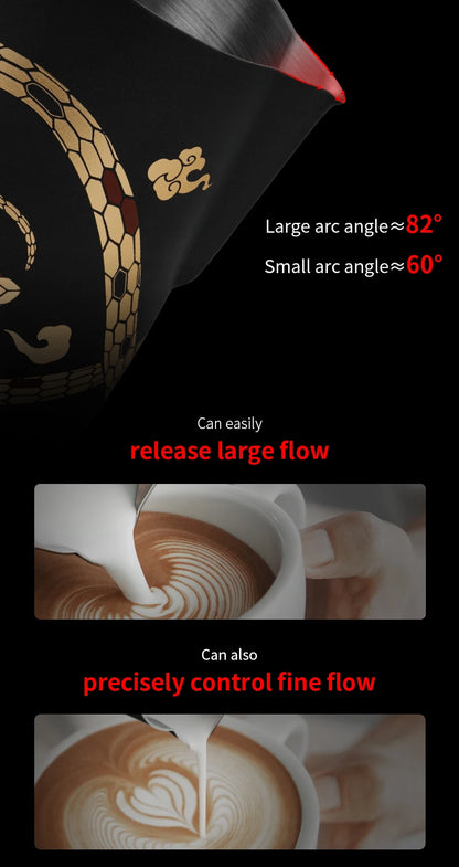 MHW-3BOMBER Coffee Milk Frothing Jug Latte Art Cup Stainless Steel Milk Frother Pitcher Jug Espresso Coffee Accessories