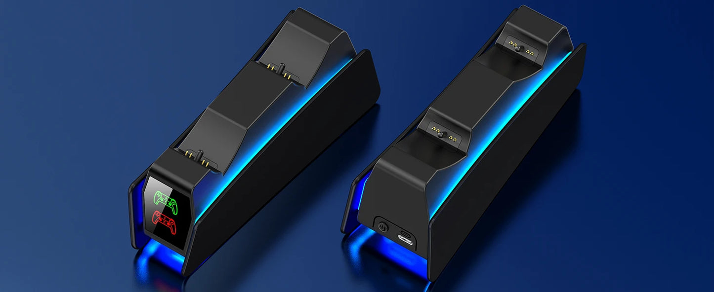 Controller Charging Station For PlayStation 5 Dual Fast Charger LED Indicator Charging Stand Docking Station ps5 accessories