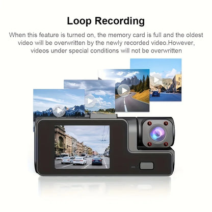 2 Camera Dash Cam For Car Camera 1080P Video Recorder  Car DVR Front Rear View Camera Night Vision Black Box Car Accessories