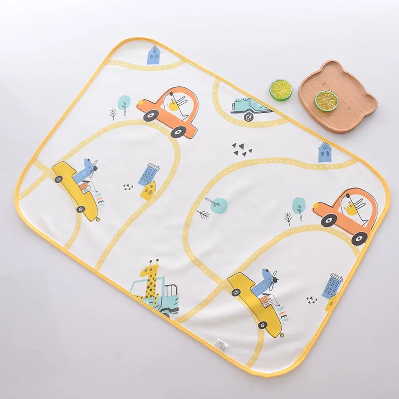 Large Size Baby Waterproof Diaper Changing Mat Reusable Diapers For Newborns Washable Mattress Pad Breathable Baby Diaper Bags