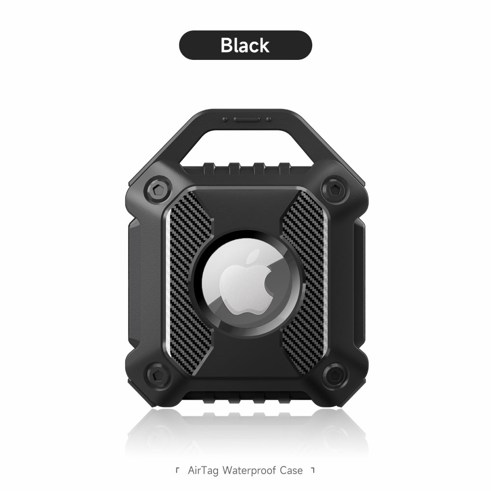 Waterproof Airtag Keychain Holder Case,Screw Full Cover Compatible with Apple AirTag Tracker Key Ring