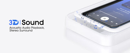 Shower Phone Holder with Speaker  480 Rotation, Wall Phone Mount for Shower Waterproof Anti Fog Shower Case for 4-7" Phones