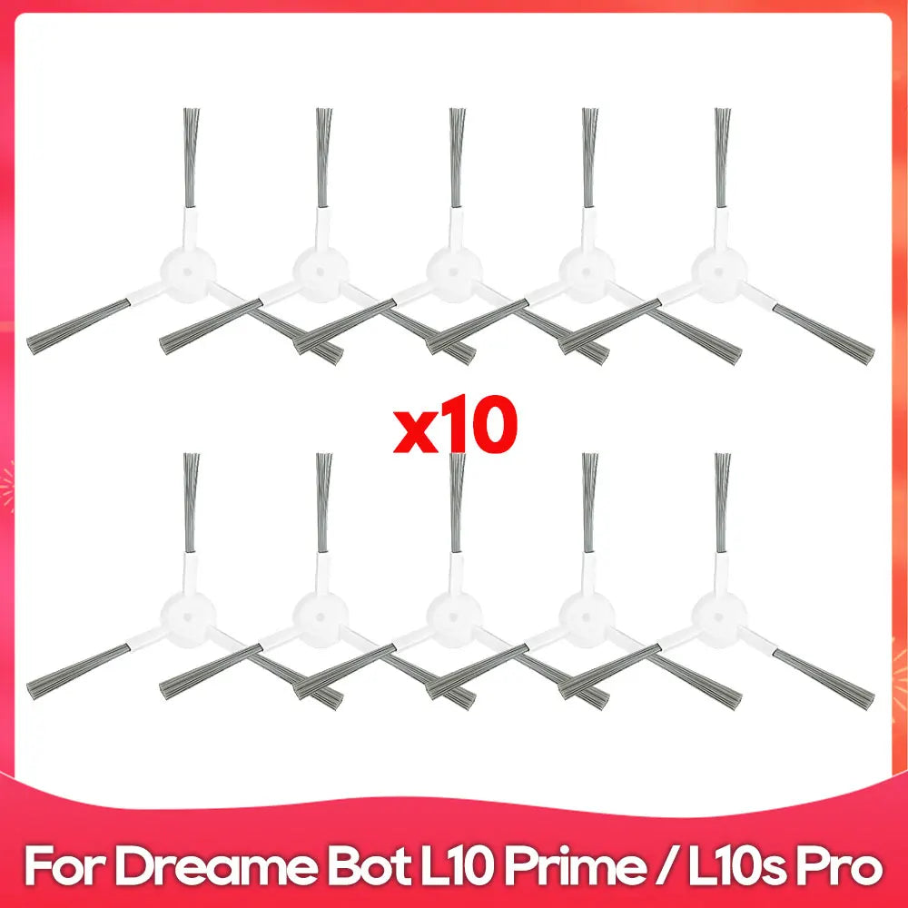 Compatible For ( Dreame L10 Prime, RLL11GC, L10S Pro, L10 Pro, Xiaomi S10+ ) Roller Side Brush Filter Mop Accessory Part