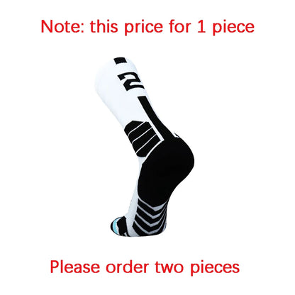 Sports Basketball Socks Professional 1pc Football Sock Men's Cycling Soccer Socks Running Sock Calcetines Customized Number 0-9