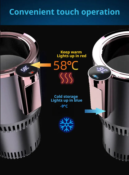 Car Hot Cold Cup Smart Quick Cooling Cup Warm Milk Cup Car Heater Car Hot Cold Cup Heater