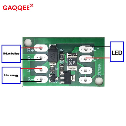 Solar Battery Charger Boards Controller Charging Motherboard Street Light Switch Circuit Board Lithium Battery Charging Module