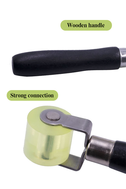Car Soundproof Roller Thick Rubber Tire Compaction Tools Moto Auto Repair Press Wheel Car Maintenance Anti-Vibration Roller
