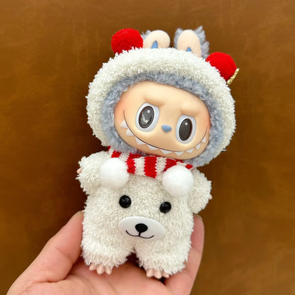 Labubu Baby Clothes 17cm Labubu Clothes Blind Box Doll Skirt Set Cute Dress Up Toy Festival Gift Birthday Gift Cute Party Gift