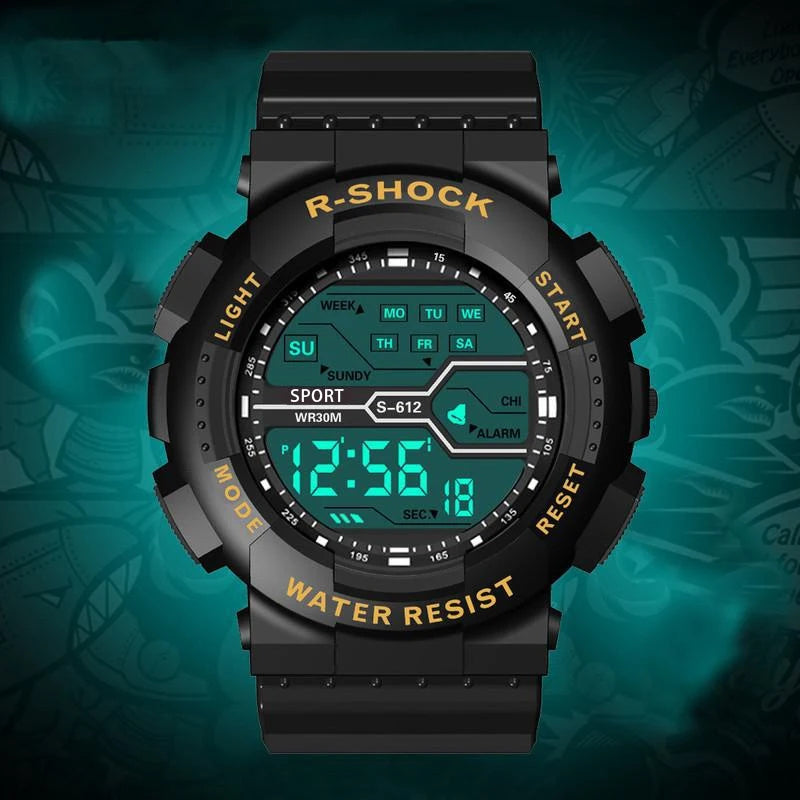 Multi-function electronic watch electronic outdoor luminous waterproof LED electronic watch